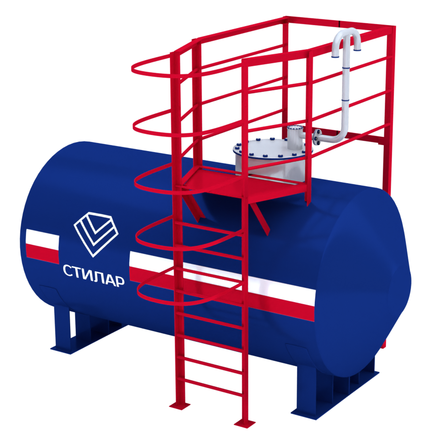 Горизонтальный резервуар РГСН для технической воды 40 м³ от завода-производителя